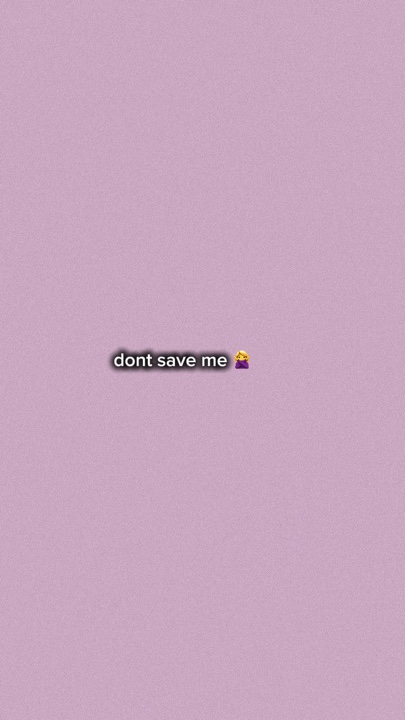 No me salves