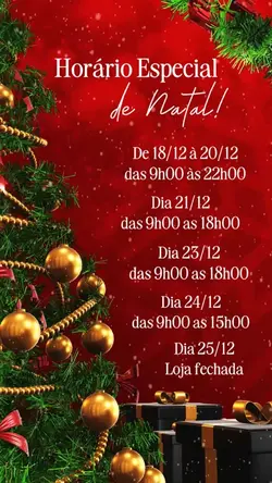 Horário Especial 🎯