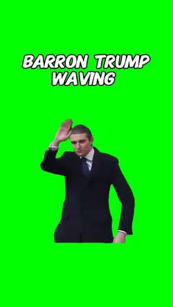 Barron Trump Waving 