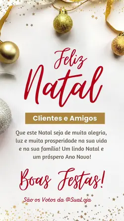 Feliz Natal Clientes