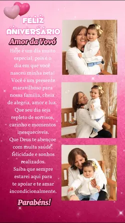 Aniversário Neta