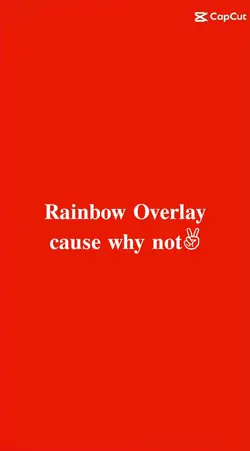 Rainbow Overlay