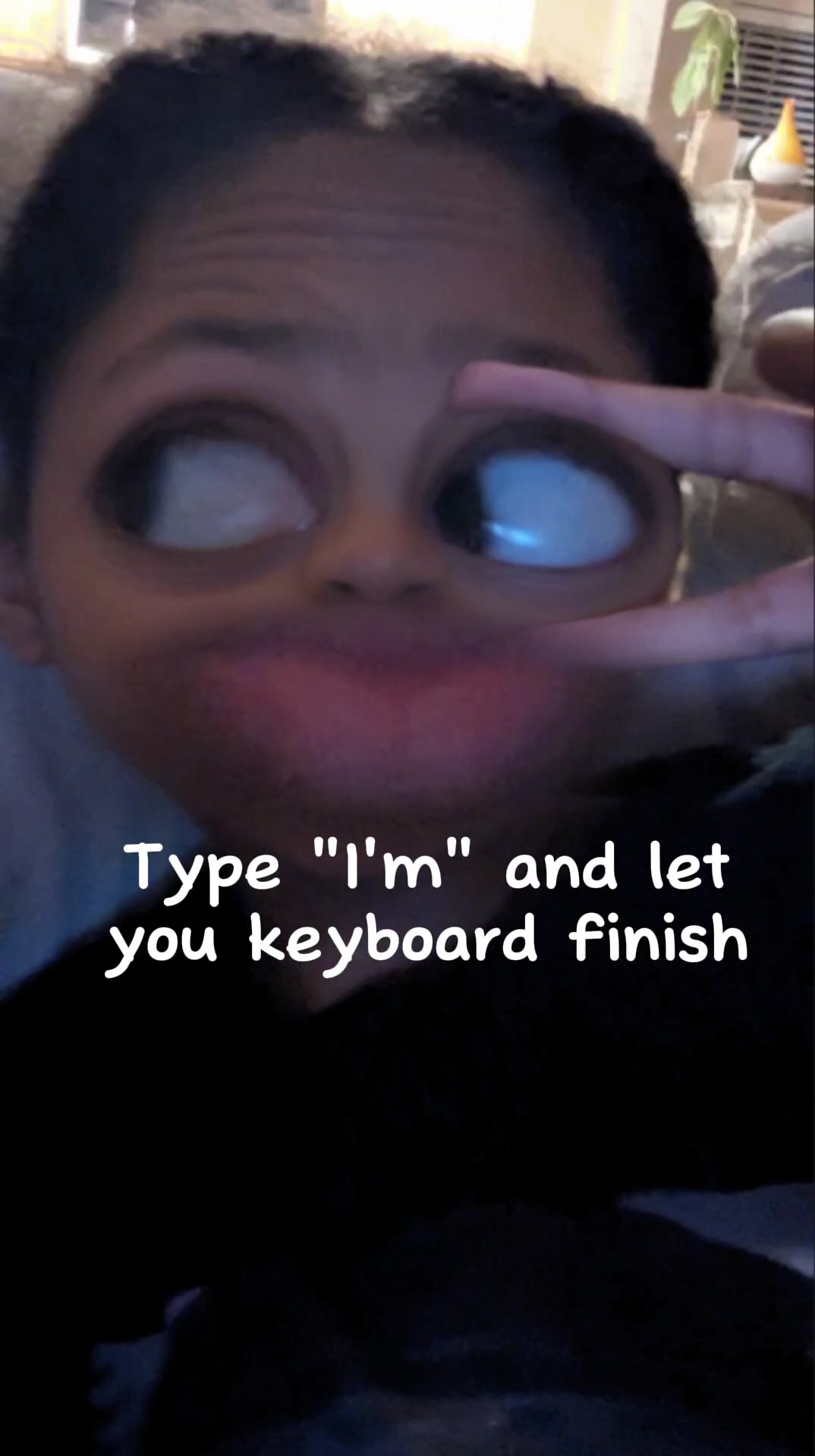 "I'm" says
