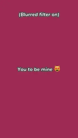 To be mine
