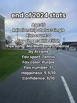 end of 2024 stats