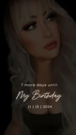 ♍︎Birthday Countdown