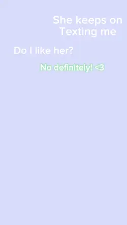 She keeps on texting