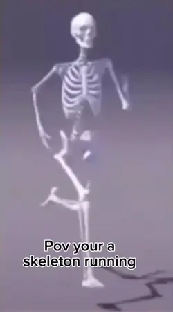 skeleton running