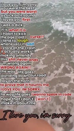 i love you i’m sorry