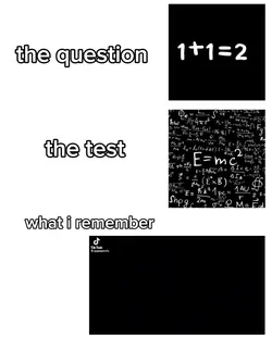 the test the questio