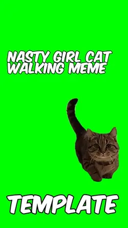 Nasty girl Cat walk