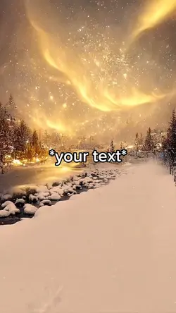 Pretty snow