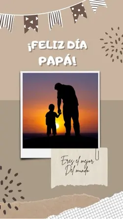 Feliz día papá 