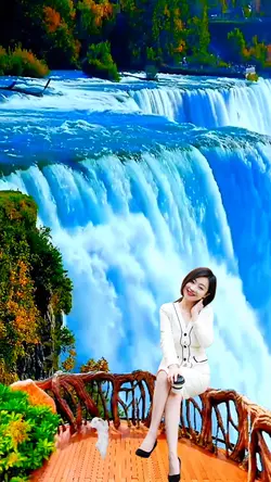 Waterfall view