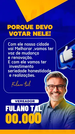Porque votar nele