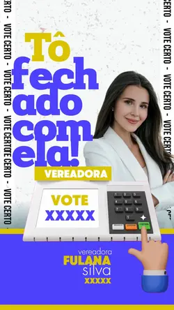 • Fechado com ela