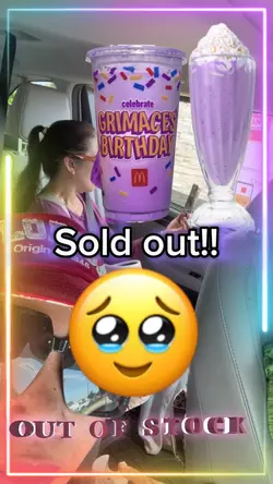 I want Grimace shake