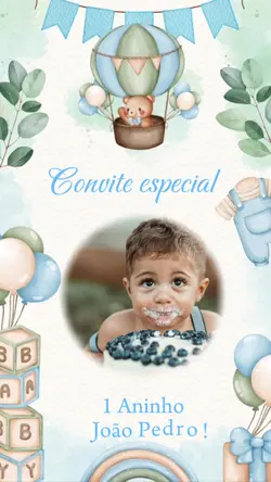 Convite infantil 