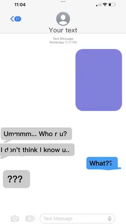 Text msg... 