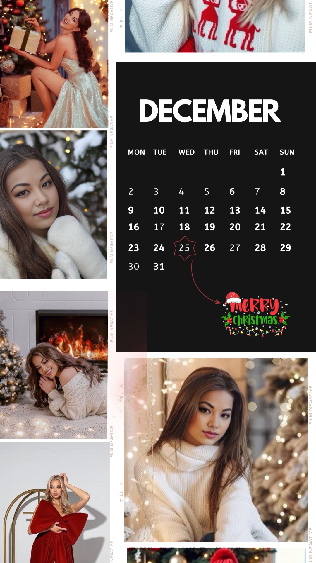 Calendario de fotos de diciembre 