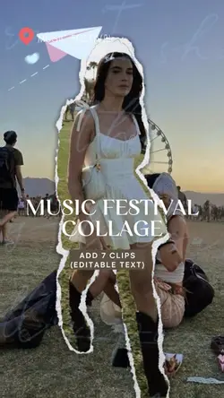 music fest collage