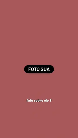 falar sobre ele?