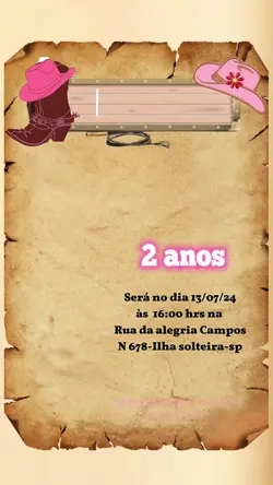 Convite Fazendinha