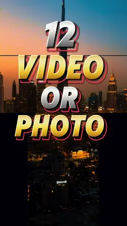 12 video or photo 