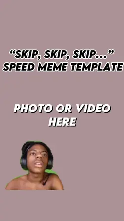 Speed Meme Template