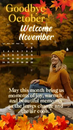 Welcome november 
