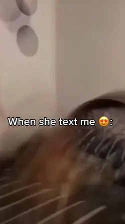 When she text me 🥰