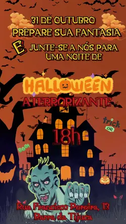Convite Halloween 