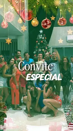 convite ceia d natal