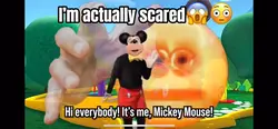 Mickey Mouse is high