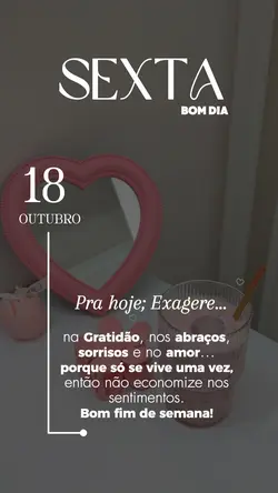 Sexta 18 de setembro