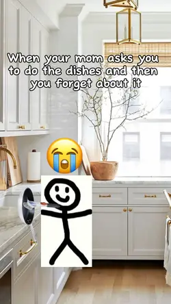Washing dishes meme
