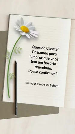 Confirmar horário 