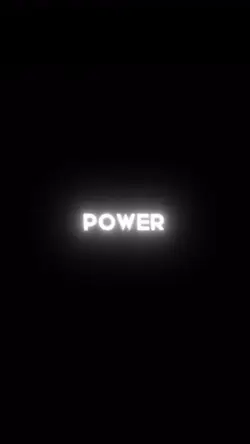 There's a power...