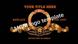 MGM logo template