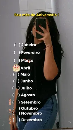 Abril e vocês?