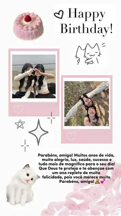 Aniversário amiga