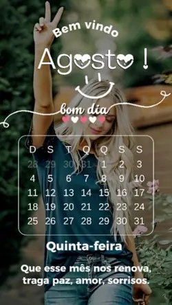 bem vindo agosto 