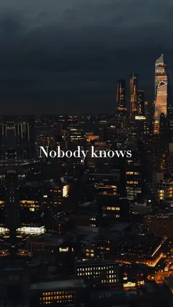 Nobody knows…