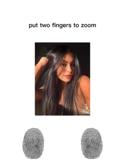 put two fingers