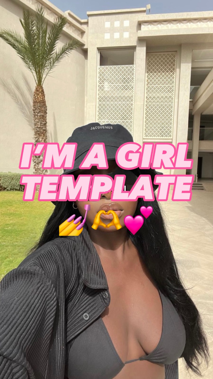 Soy una plantilla de chica💕