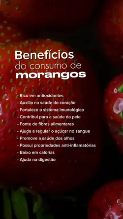 Alimentos - morangos