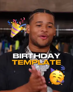 BIRTHDAY TEMPLATE🥳