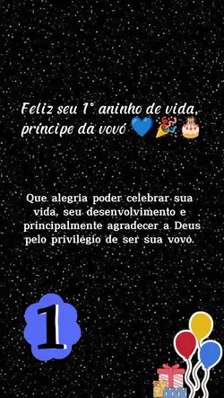 Parabéns neném da vó