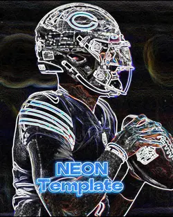 Neon templat
