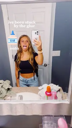 stuck by the glue🫶